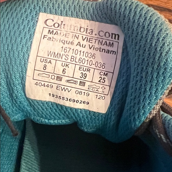 Great🎉 Condition COLUMBIA Dakota Drifter Waterproof Hiking Shoes, Woman Size 8 - Picture 8 of 16